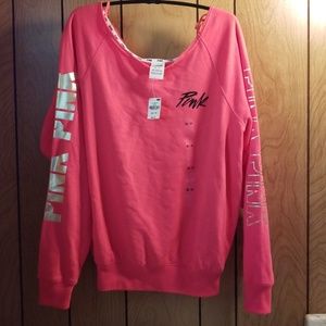 Pink Victoria's Secret crew neck sweater